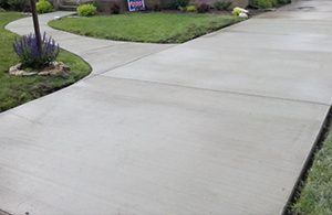 Concrete Paving and Flatwork in a residential location in Kent, laid by Kent Asphalt Paving